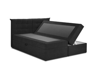 Кровать Mazzini Beds Echaveria 200x200 см, черная цена и информация | Кровати | kaup24.ee