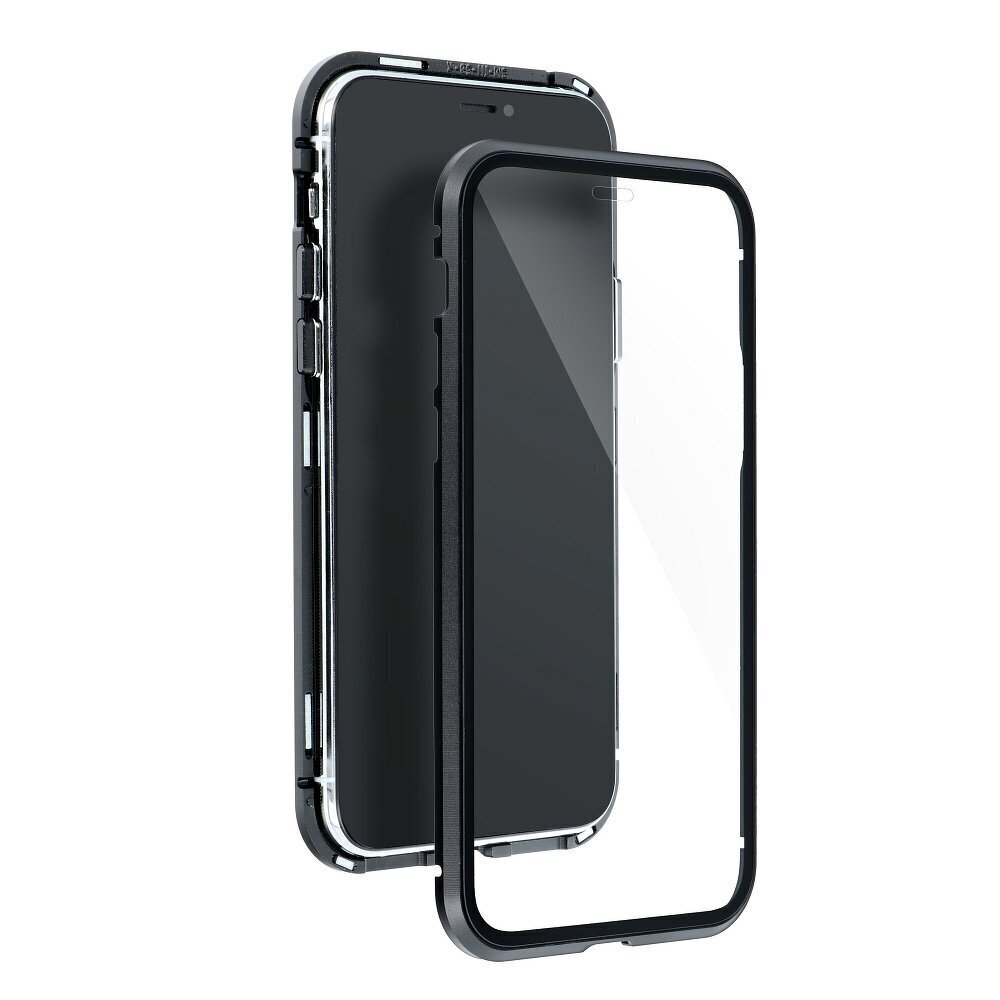 Case Telefoniümbris Magneto iPhone X / XS, must/läbipaistev цена и информация | Telefoni kaaned, ümbrised | kaup24.ee