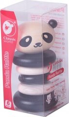 Puidust kõrisev mänguasi Panda hind ja info | Imikute mänguasjad | kaup24.ee