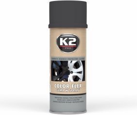 Kummeeritud värv Color Flex K2, must matt hind ja info | Autokeemia | kaup24.ee