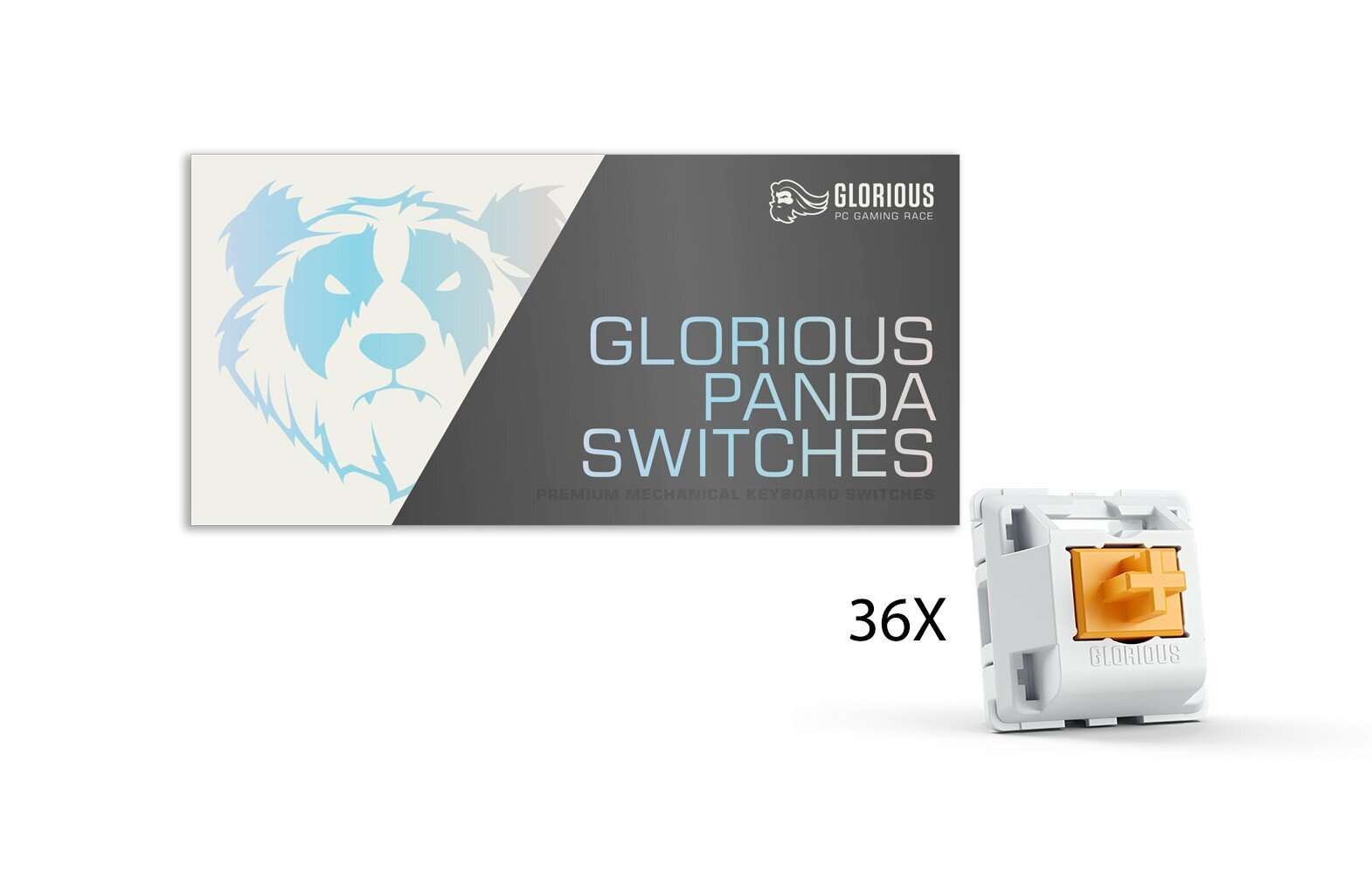 Glorious PC Gaming Race Panda Switchies Tactile & Clicky hind ja info | Mängupuldid | kaup24.ee