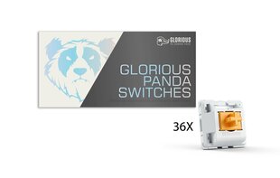 Свитчи Glorious PC Gaming Race Panda| tactile & clicky (36 шт.) цена и информация | Джойстики | kaup24.ee