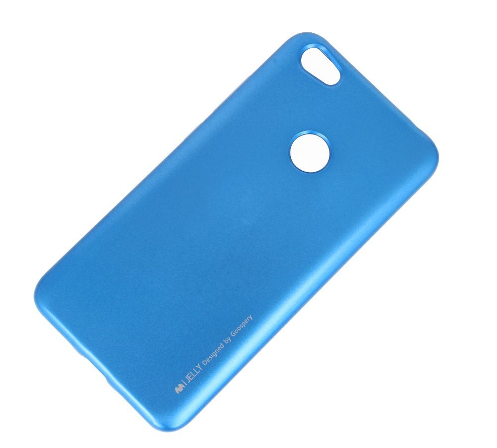 Mercury i-Jelly Back Case Strong Silicone Case With Metallic Glitter for Apple iPhone XS MAX Blue цена и информация | Telefoni kaaned, ümbrised | kaup24.ee