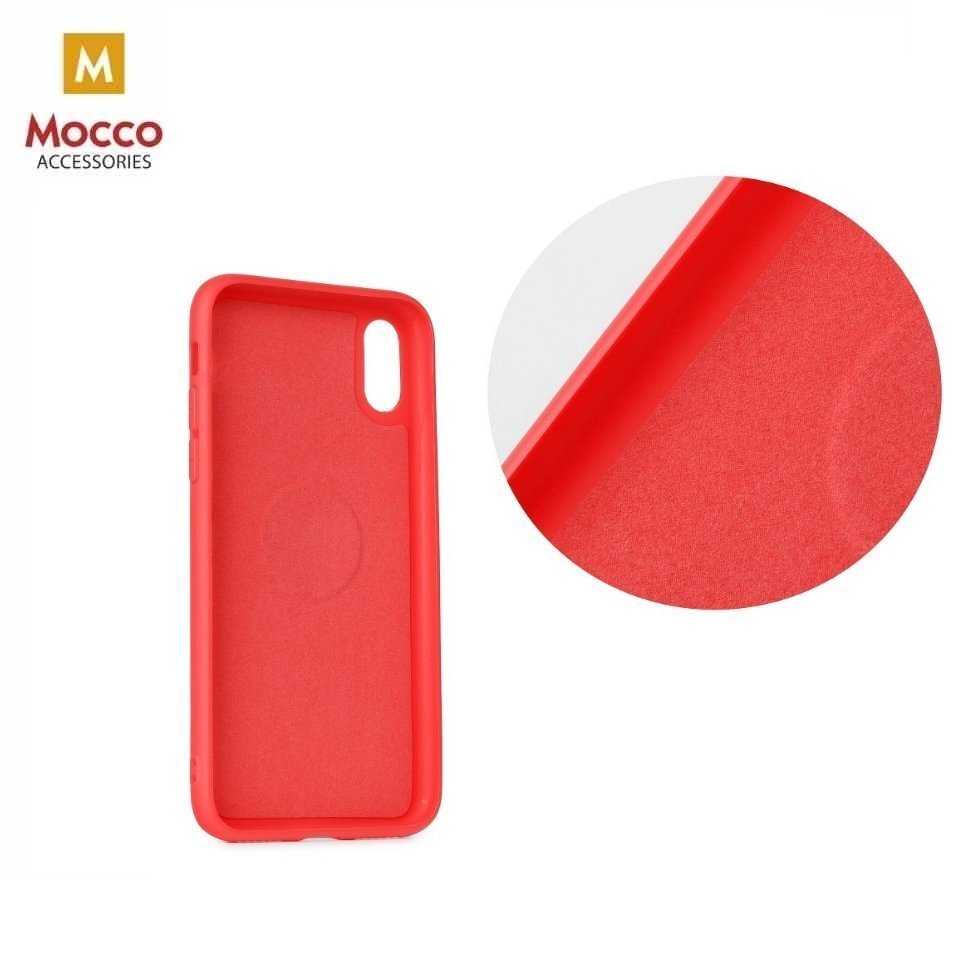 Mocco Soft Magnet Silicone Case for Apple iPhone XS Plus Red цена и информация | Telefoni kaaned, ümbrised | kaup24.ee