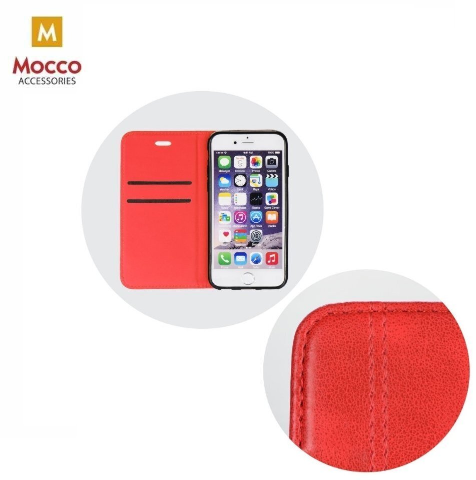 Mocco Smart Focus Book Case For Apple iPhone XS / X Red цена и информация | Telefoni kaaned, ümbrised | kaup24.ee