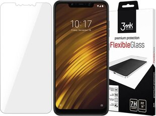 3MK FlexibleGlass Xiaomi Pocophone F1 Гибридное стекло цена и информация | Защитные пленки для телефонов | kaup24.ee