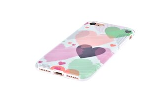 Devia Vivid Silicone Back Case With Hearts For Apple iPhone 7 Plus / 8 Plus цена и информация | Чехлы для телефонов | kaup24.ee