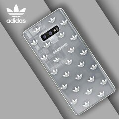 Adidas Snap Case Силиконовый чехол для Samsung N960 Galaxy Note 9 Прозрачный (EU Blister) цена и информация | Чехлы для телефонов | kaup24.ee