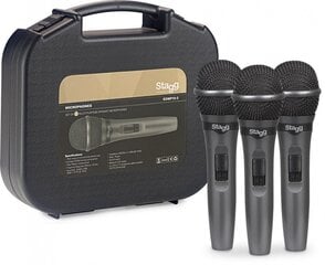 Комплект микрофонов Stagg SDMP15-3, 3 шт. цена и информация | Микрофоны | kaup24.ee