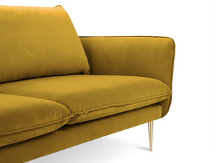 Трехместный диван Cosmopolitan Design Florence, желтый цена и информация | Диваны | kaup24.ee