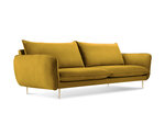 Трехместный диван Cosmopolitan Design Florence, желтый
