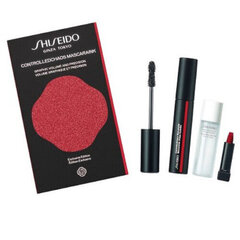 Kosmeetikakomplekt Shiseido ControlledChaos MaskaraInk: ripsmetušš 11,5 ml + meigieemaldaja 30 ml + huulepulk 2,5 g hind ja info | Ripsmetušid, lauvärvid, silmapliiatsid, seerumid | kaup24.ee