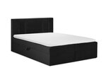 Кровать Mazzini Beds Afra 200x200 см, черная
