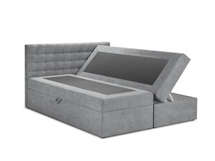 Кровать Mazzini Beds Jade 200x200 см, серая цена и информация | Кровати | kaup24.ee