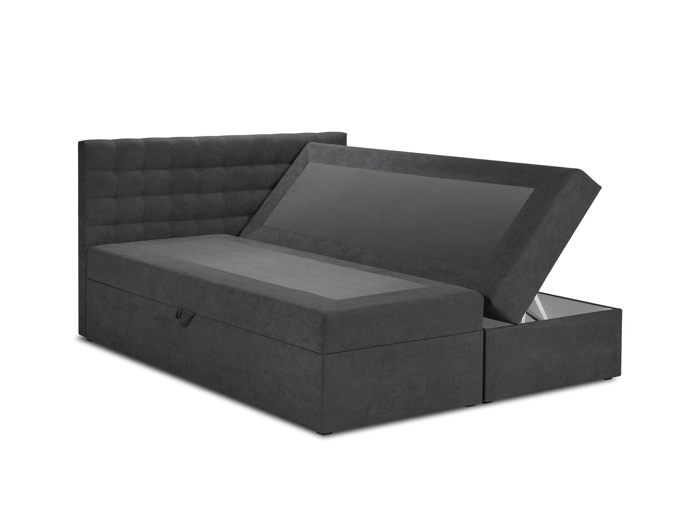 Voodi Mazzini Beds Jade 200x200 cm, tumehall hind ja info | Voodid | kaup24.ee