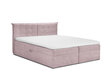 Voodi Mazzini Beds Echaveria 200x200 cm, roosa hind ja info | Voodid | kaup24.ee