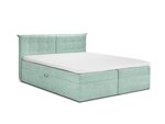 Кровать Mazzini Beds Echaveria 200x200 см, светло-зеленая