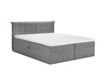 Кровать Mazzini Beds Echaveria 200x200 см, серая