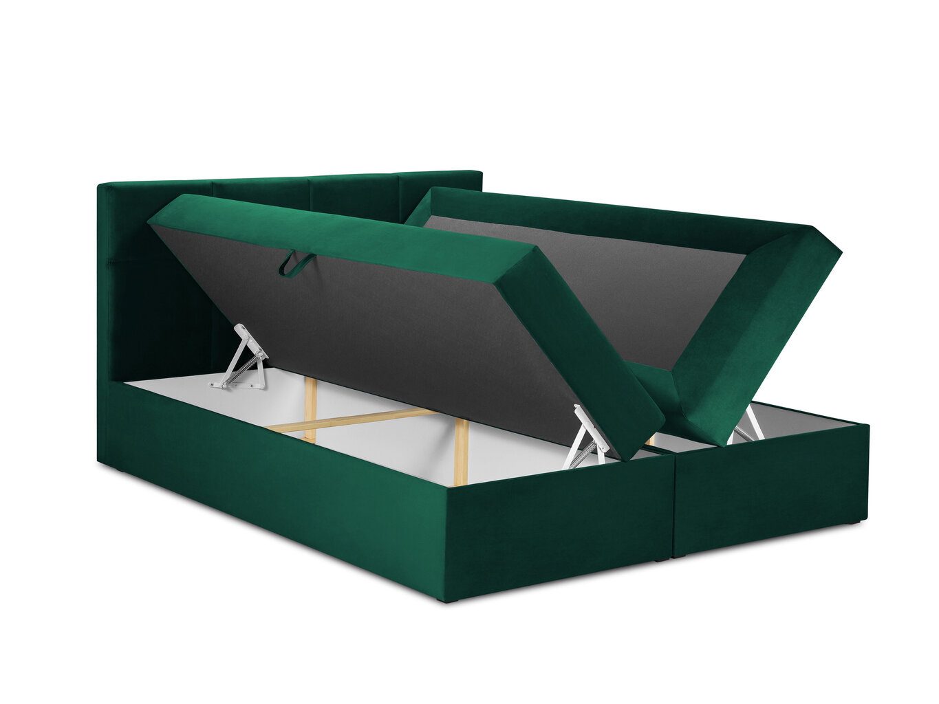 Voodi Mazzini Beds Mimicry 200x200 cm, roheline hind ja info | Voodid | kaup24.ee