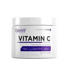 Порошок витамина С OstroVit 100% Vitamin C (500 г) цена и информация | Витамины, пищевые добавки, препараты для иммунитета | kaup24.ee