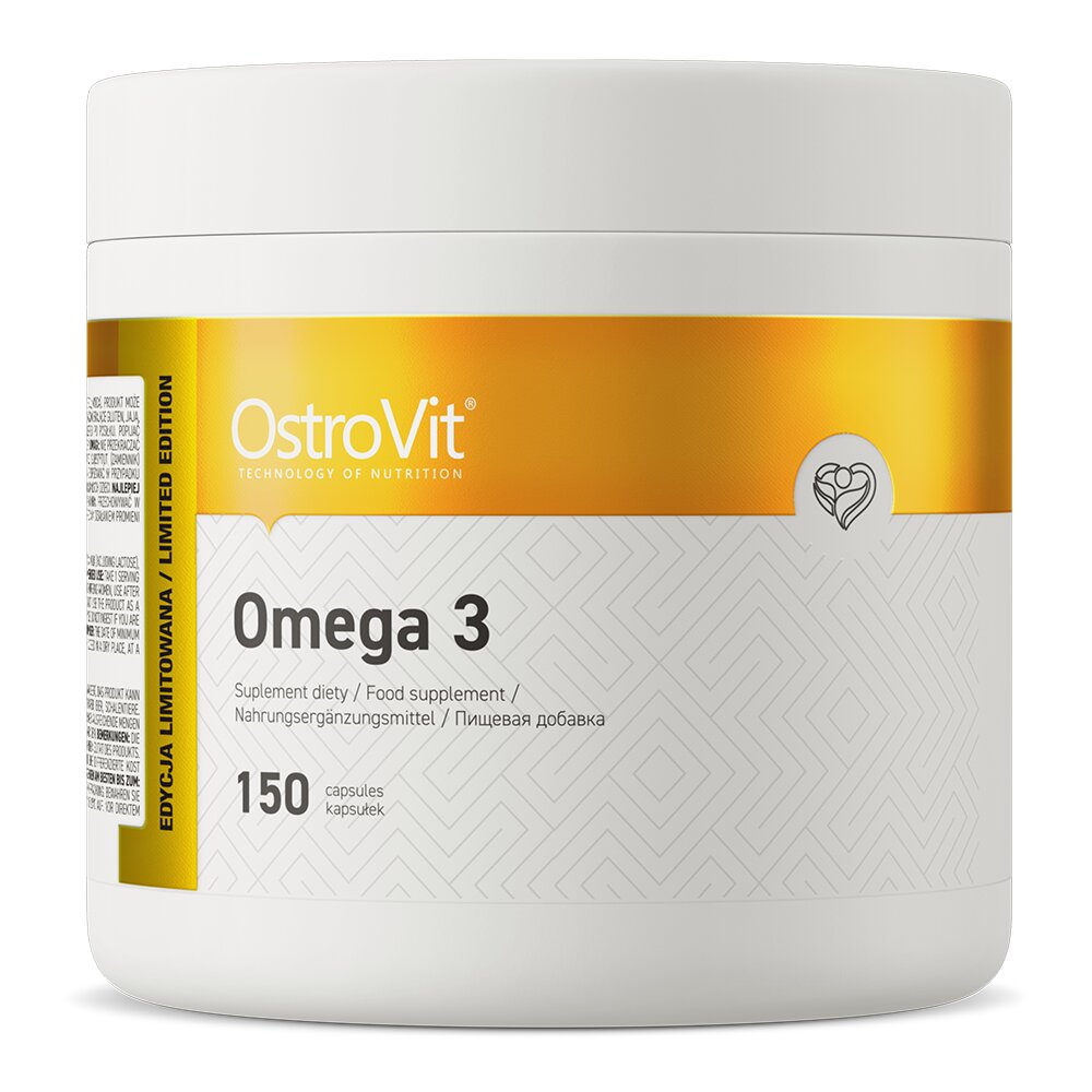 OstroVit Omega 3 toidulisand (150 kapslit) hind ja info | Vitamiinid, toidulisandid, preparaadid tervise heaoluks | kaup24.ee
