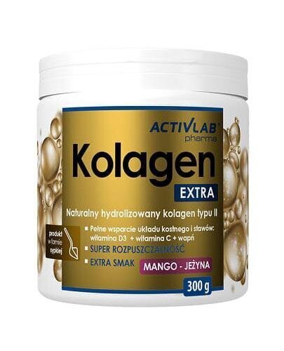 Toidulisand - Kollageeni pulber ActivLab Kolagen Extra (300 g) hind ja info | Vitamiinid, toidulisandid, preparaadid tervise heaoluks | kaup24.ee