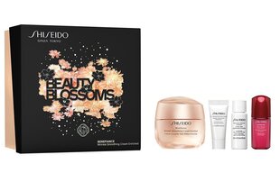 Набор Shiseido Beauty Blossoms: крем для лица, 50 мл + очищающая пенка, 5 мл + лосьон для лица, 7 мл + сыворотка для лица, 10 мл цена и информация | Кремы для лица | kaup24.ee