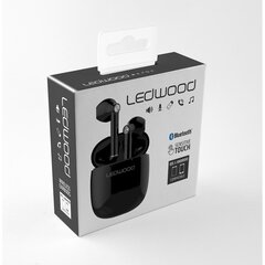 Ledwood TWS T16 Airpods Bluetooth 5.0 mikrofoniga stereopeakomplektid (MMEF2ZM / A) must hind ja info | Kõrvaklapid | kaup24.ee