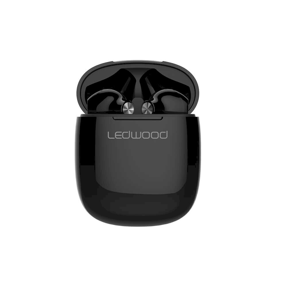 Ledwood TWS T16 Airpods Bluetooth 5.0 mikrofoniga stereopeakomplektid (MMEF2ZM / A) must hind ja info | Kõrvaklapid | kaup24.ee