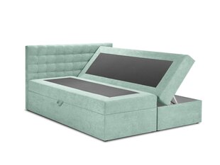 Кровать Mazzini Beds Jade 200x200 см, светло-зеленая цена и информация | Кровати | kaup24.ee