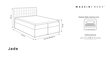Voodi Mazzini Beds Jade 200x200 cm, heleroheline цена и информация | Voodid | kaup24.ee