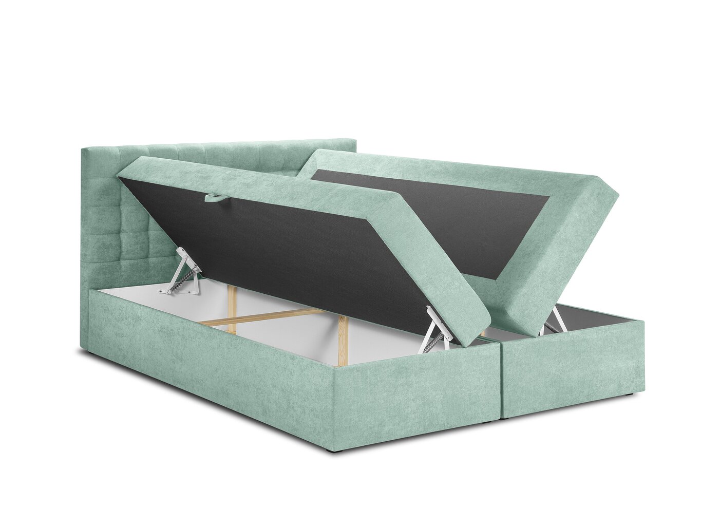 Voodi Mazzini Beds Jade 200x200 cm, heleroheline hind ja info | Voodid | kaup24.ee
