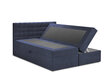 Voodi Mazzini Beds Jade 200x200 cm, tumesinine hind ja info | Voodid | kaup24.ee