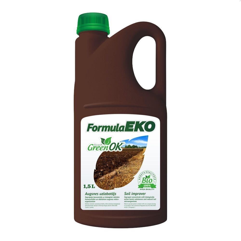 Humiinainete kontsentraat FORMULA EKO 1,5 l, GreenOK hind ja info | Vedelväetised | kaup24.ee