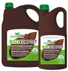Komposti stimulaator BIO KOMPOST GreenOK, 1,5 l цена и информация | Жидкие удобрения | kaup24.ee
