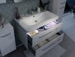 Alumine vannitoakapp Fackelmann Milano, valge hind ja info | Vannitoakapid | kaup24.ee