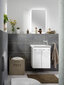 Alumine vannitoakapp Fackelmann Milano Mini 2D, valge hind ja info | Vannitoakapid | kaup24.ee
