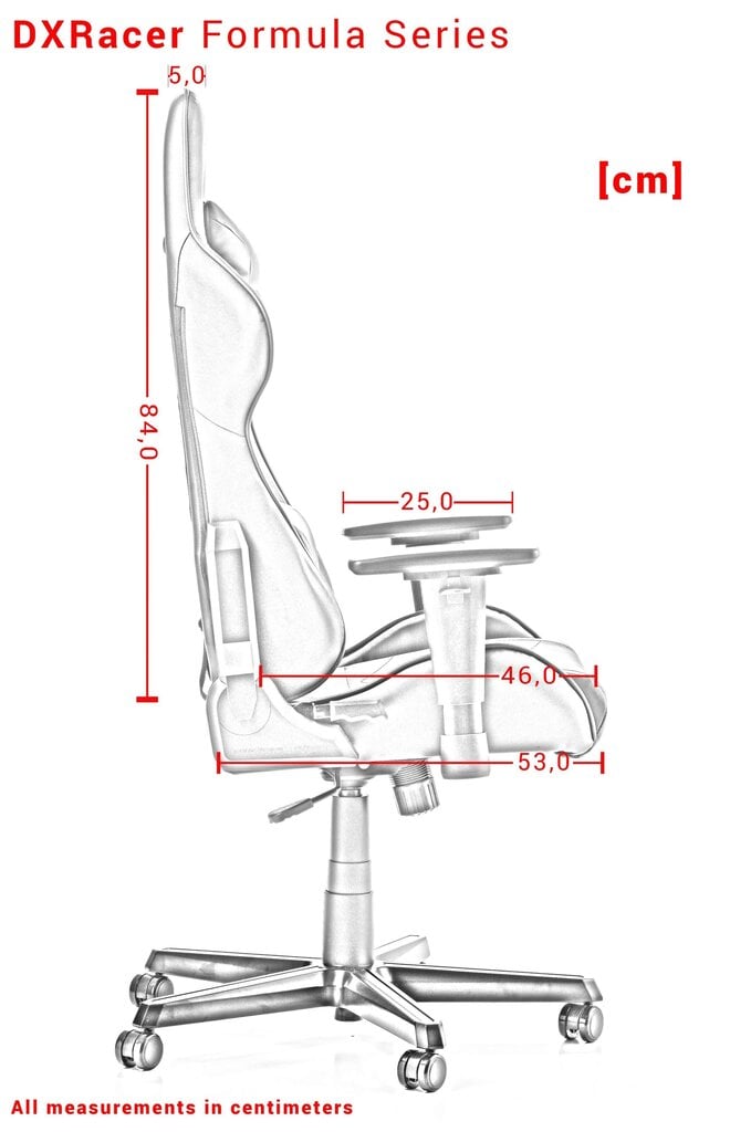 Mänguritool DXRacer Formula F08-NW, must/valge hind ja info | Kontoritoolid | kaup24.ee