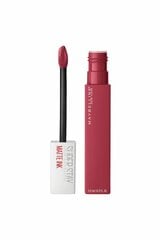 Матовая помада Maybelline Super Stay Matte Ink, 80 Ruler, 5 мл цена и информация | Помады, бальзамы, блеск для губ | kaup24.ee