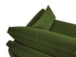 Pehme nurgadiivan Kooko Home Lento, roheline/must цена и информация | Nurgadiivanid ja nurgadiivanvoodid | kaup24.ee