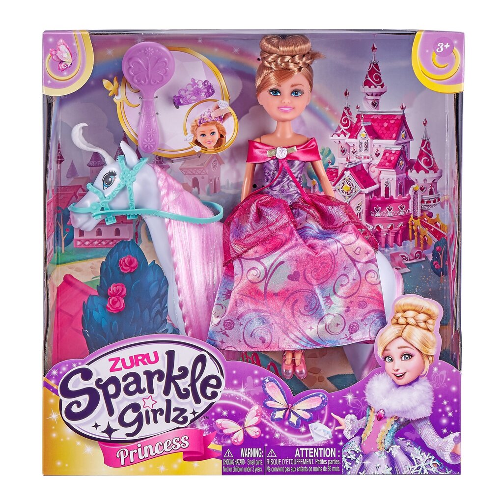 Nukk printsess hobusega Sparkle Girlz, 10057 hind ja info | Tüdrukute mänguasjad | kaup24.ee
