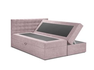 Кровать Mazzini Beds Jade 200x200 см, розовая цена и информация | Кровати | kaup24.ee