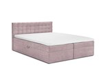 Кровать Mazzini Beds Jade 200x200 см, розовая