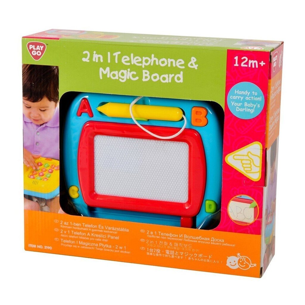 Magnetiline joonistustahvel ja telefon ühes Playgo Infant&Todddler, 2190 hind ja info | Imikute mänguasjad | kaup24.ee