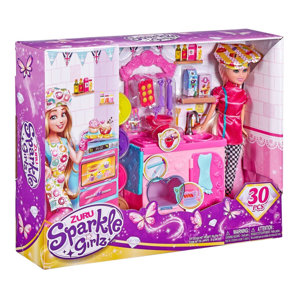 Nukk kokk lisadega Sparkle Girlz, 100183 hind ja info | Tüdrukute mänguasjad | kaup24.ee