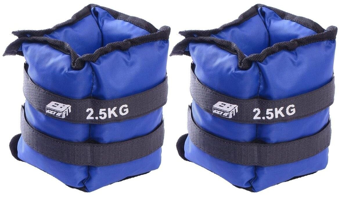 Raskused kätele ja jalgadele Eb Fit, 2x2.5 kg цена и информация | Hantlid, kangid, raskused | kaup24.ee