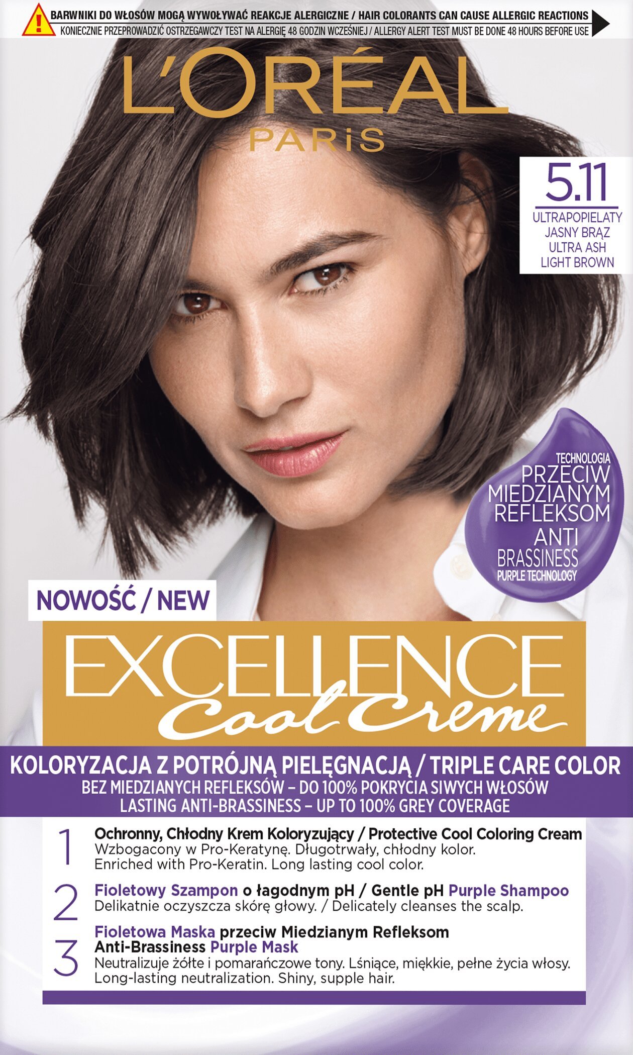 L'Oreal Paris Excellence cool Creme 5.11