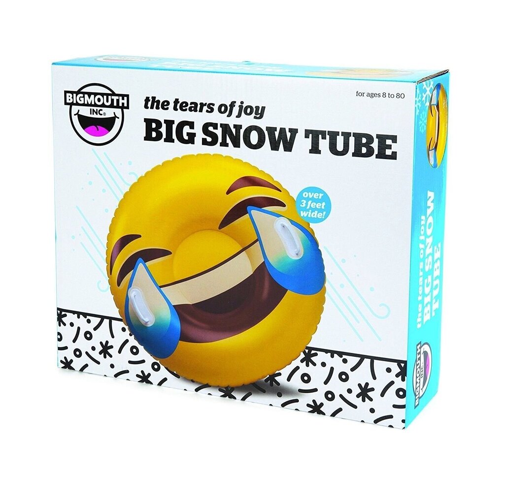 Täispuhutav tuub Snow Tube Giant Tears Of Joy Emoji, BMSTTE hind ja info | Kelgud, lumetuubid ja liulauad | kaup24.ee