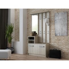Комплект мебели для прихожей Vera, цвета дуба цена и информация | Комплекты в прихожую | kaup24.ee