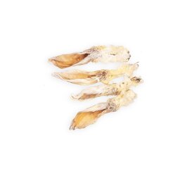 Сушеные кроличьи уши с мехом KIMO, 50 г цена и информация | Лакомства для собак | kaup24.ee
